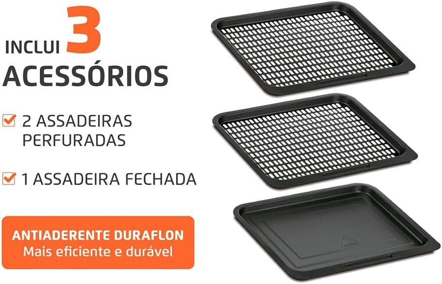 Mondial Air Fryer Forno 12L AFON-12L-BI: O Review Completo para Sua Cozinha 2 em 1 8 Black 4