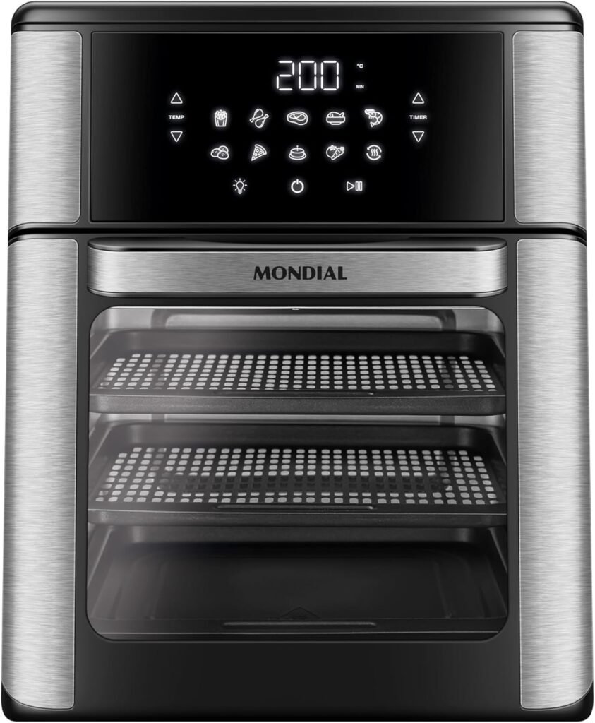 Mondial Air Fryer Forno 12L AFON-12L-BI: O Review Completo para Sua Cozinha 2 em 1 2 Black 9
