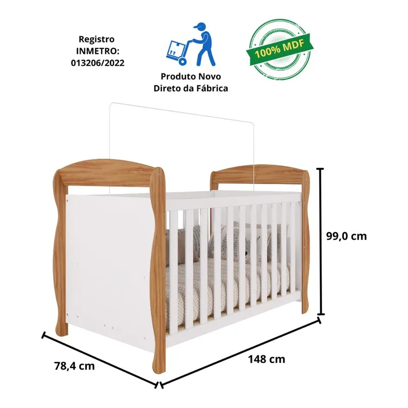 D Q NP 967888 MLB93839928987 092025 B quarto de beb completo berco americano marquesa cmoda uli