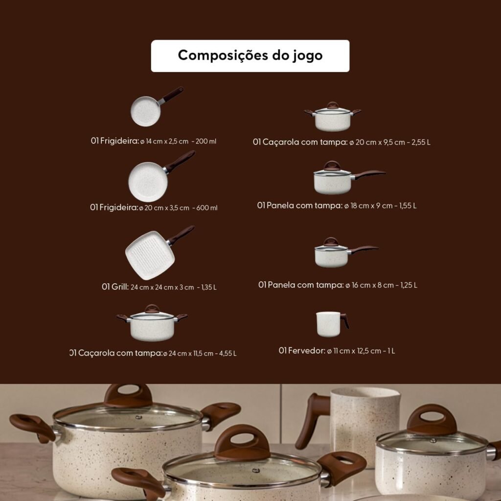 Brinox Ceramic Life Smart Plus Vanilla 8 Peças: Análise Completa e Otimizada para Decisão de Compra 9 Vanilla Pacote de 8 8