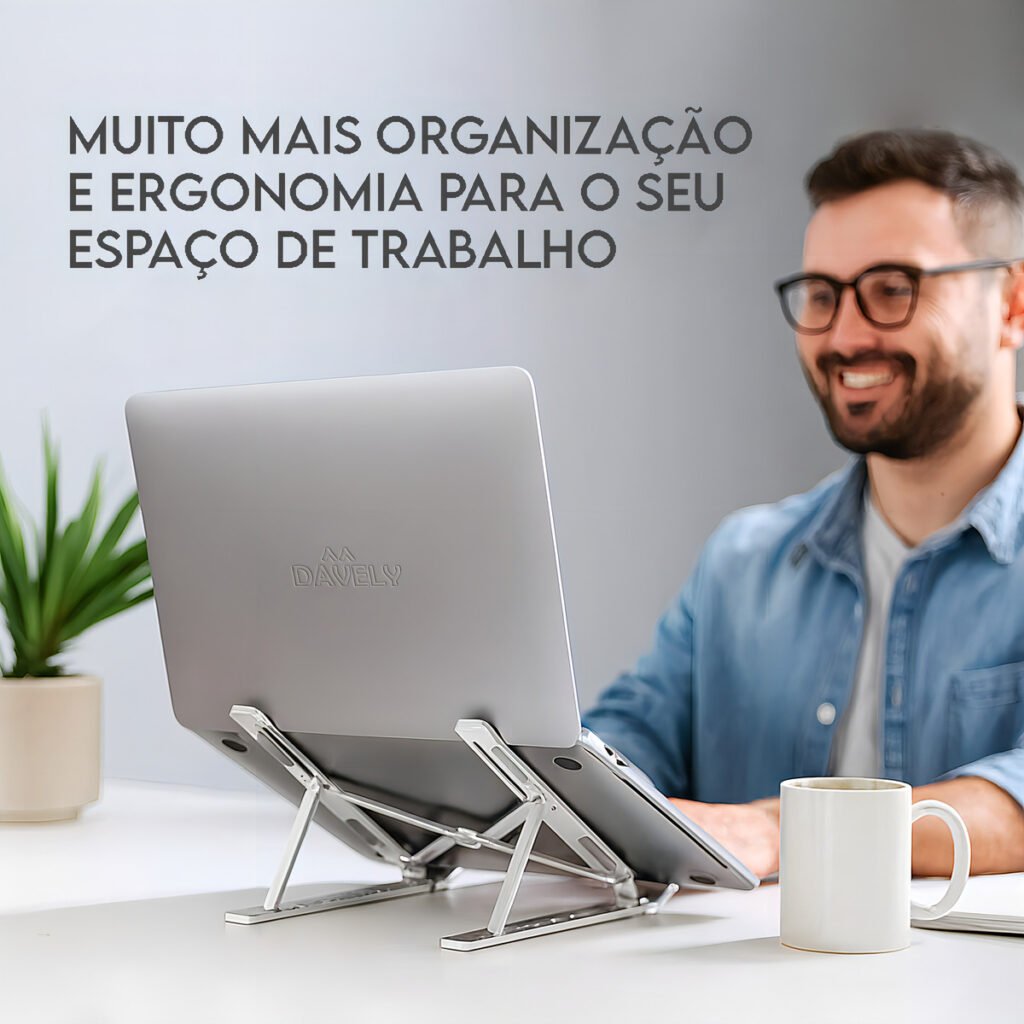 Transforme seu Home Office: O Suporte para Notebook em Alumínio Premium que vai Salvar sua Coluna e Turbinar sua Produtividade 2 D NQ NP 2X 607354 MLA91614653042 092025 F