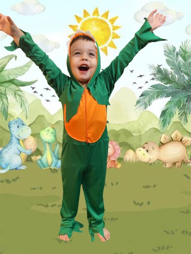 D NQ NP 2X 890900 MLB47747180958 102021 F fantasia dinossauro menino infantil luxo longo verde