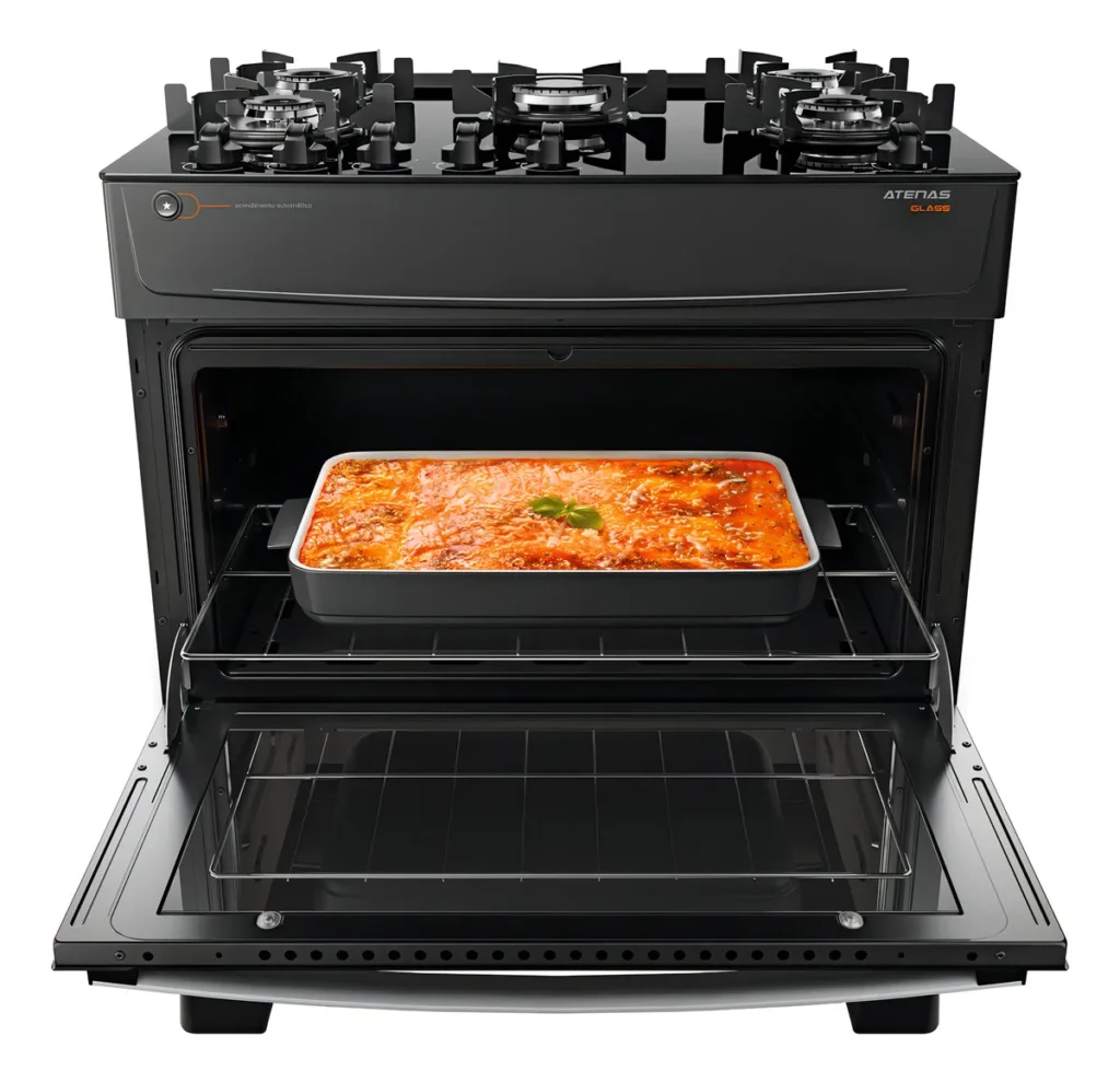 Review Completo Fogão Atlas Atenas Glass 5 Bocas: Vale a Pena em 2026? 3 D NQ NP 2X 969781 MLU77339945253 062024 F