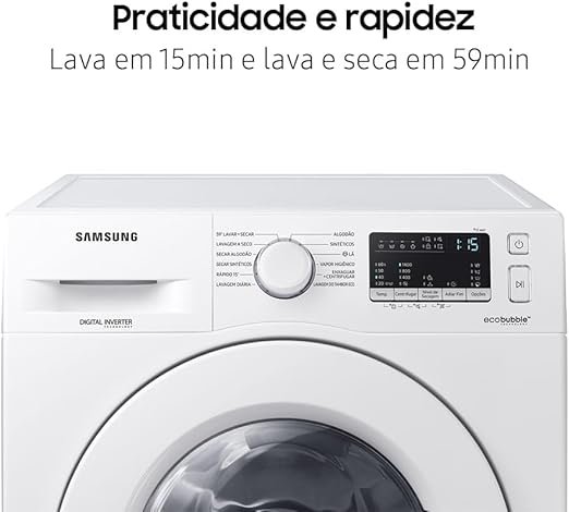 Samsung Lava e Seca Digital Inverter Ecobubble™ WD10M Branca 10.1kg: Vale a Pena o Investimento? (Review Completo) 3 51mclCgdoL. AC SX522