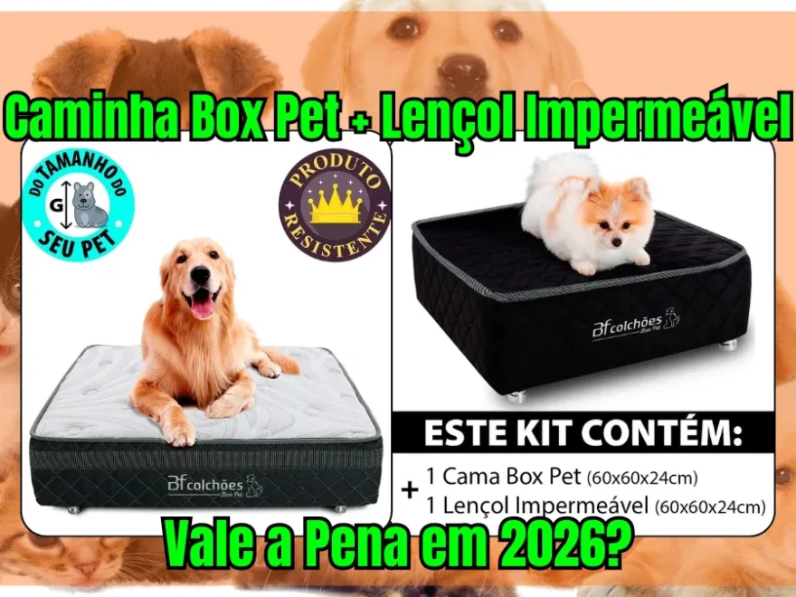Review Completo Caminha Box Pet com Lençol Impermeável: Vale a Pena em 2026? 1 Caminha Box Pet com Lencol Impermeavel Vale a Pena em 2026