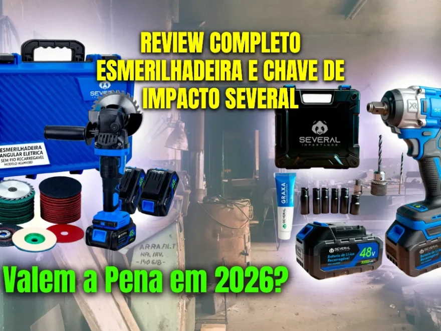 Review Completo Esmerilhadeira e Chave de Impacto Several: Valem a Pena em 2026? 1 Review Completo Esmerilhadeira e Chave de Impacto Several Valem a Pena em 2026
