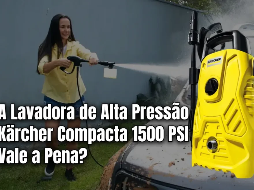A Lavadora de Alta Pressao Karcher Compacta 1500 PSI