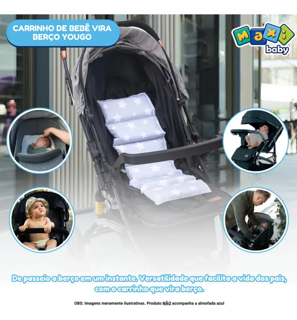 Review Completo Maxi Baby YouGo: O Carrinho de Passeio Vale a Pena em 2026? 2 D NQ NP 2X 863715 MLA81918176119 012025 F