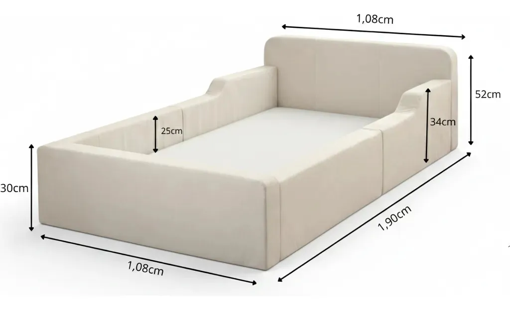 Review Completo: Cama Infantil Montessoriana Aconchego 100% Espuma (JB Estofados) – Vale a Pena em 2026? 2 D NQ NP 2X 886120 MLA106749940716 022026 F