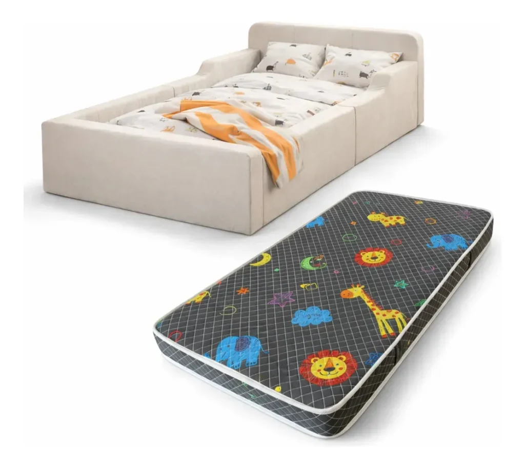 Review Completo: Cama Infantil Montessoriana Aconchego 100% Espuma (JB Estofados) – Vale a Pena em 2026? 4 D Q NP 611231 MLA107418759757 022026 F